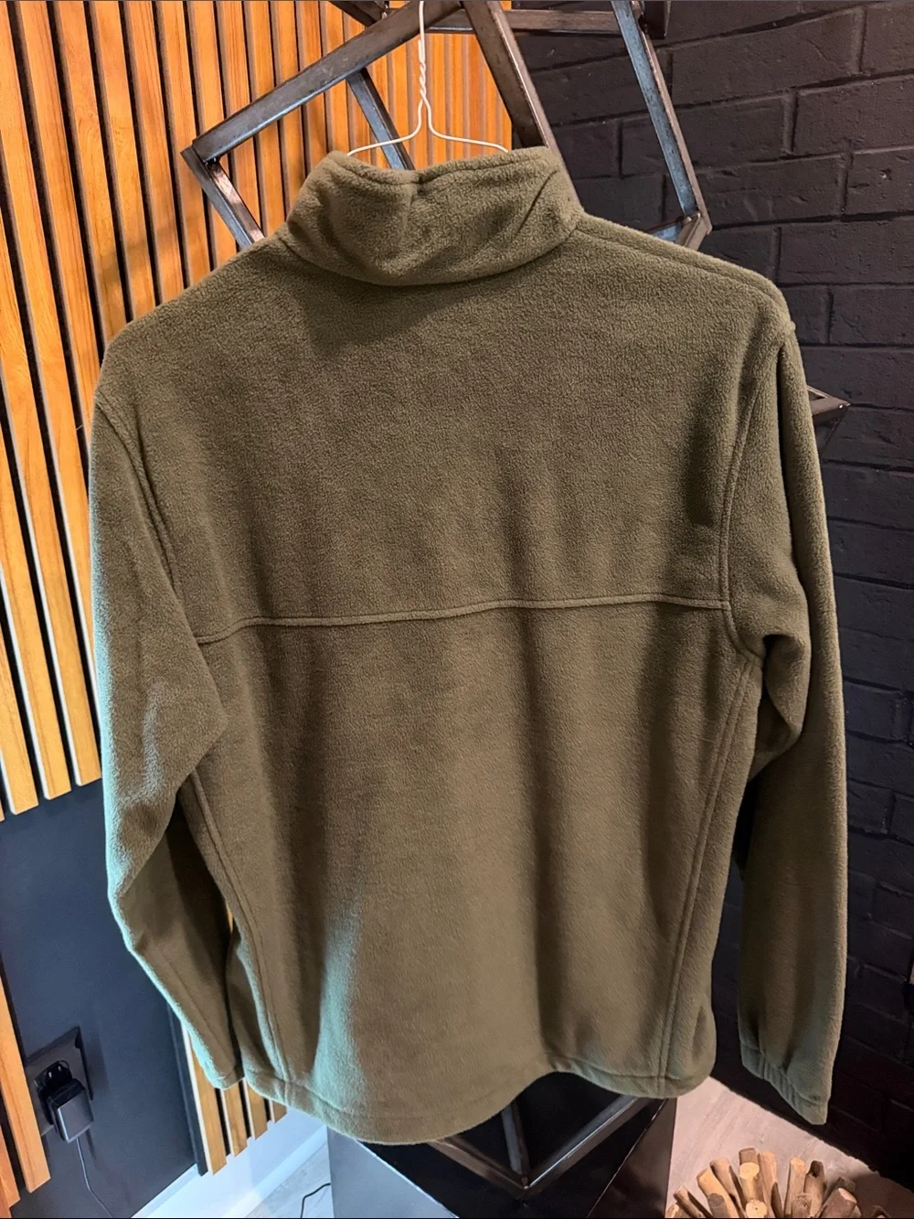 Columbia Olive Green Full-Zip Fleece Jacket